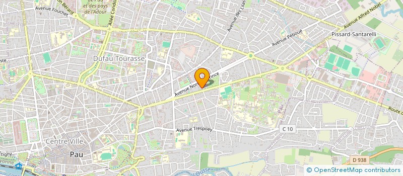 localisation de l'entreprise STOLON à PAU
