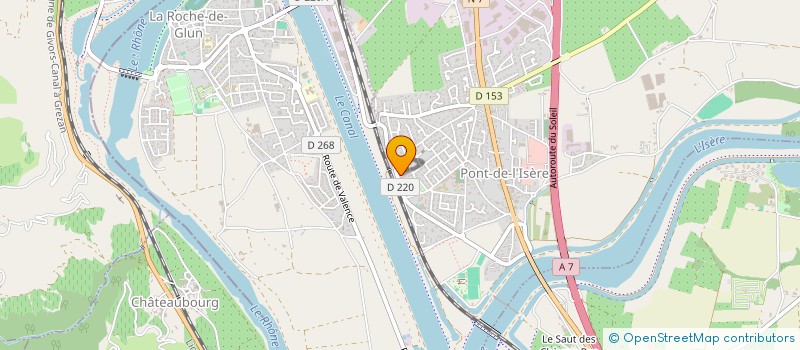 localisation de l'entreprise STOLONE SERVICE  PONT-DE-L'ISERE