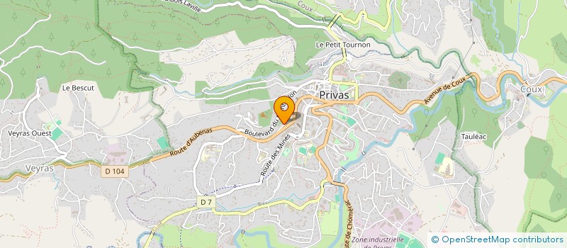 localisation de l'entreprise STOLONS à PRIVAS