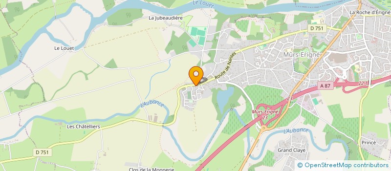 localisation de l'entreprise STOLONS BIO DU VAL DE LOIRE à MURS-ERIGNE