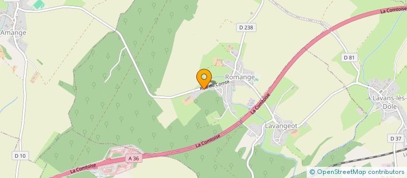 localisation de l'entreprise STOLZ TP  ROMANGE