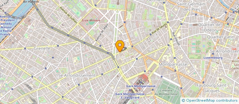 localisation de l'entreprise STOM LABORATOIRES à PARIS