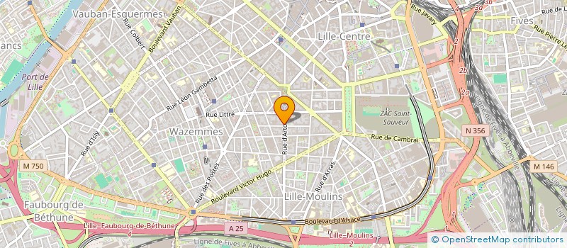 localisation de l'entreprise STOMATE à LILLE