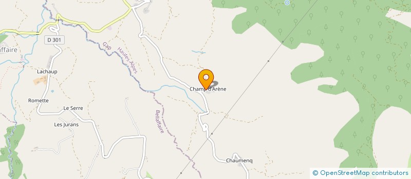 localisation de l'entreprise STOMATE - EDUCATION A L'ENVIRONNEMENT, A LA FORET, TRANSITION ECOLOGIQUE  BREZIERS