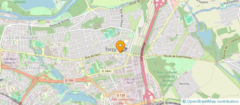 localisation de l'entreprise STOMECA à TORCY