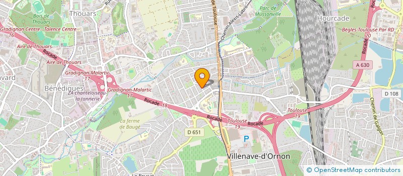 localisation de l'entreprise STON'R  VILLENAVE-D'ORNON