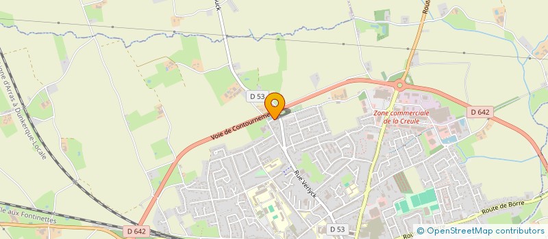 localisation de l'entreprise STONA INVEST  HAZEBROUCK