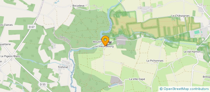 localisation de l'entreprise STONE  SAINT-JUST