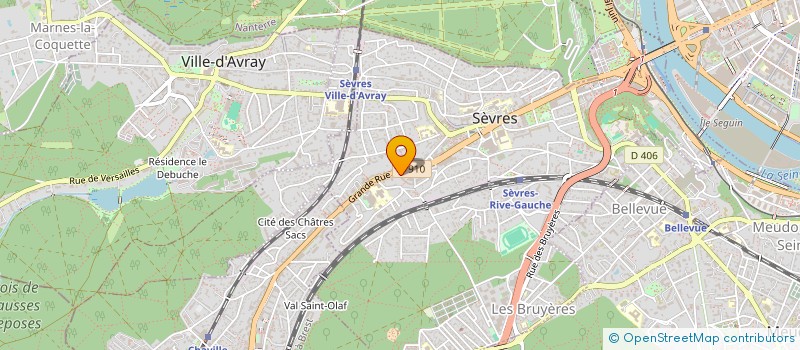 localisation de l'entreprise STONE à SEVRES