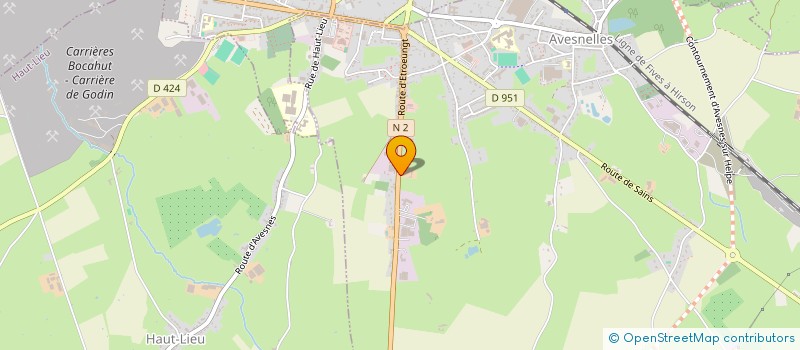 localisation de l'entreprise STONE  AVESNELLES