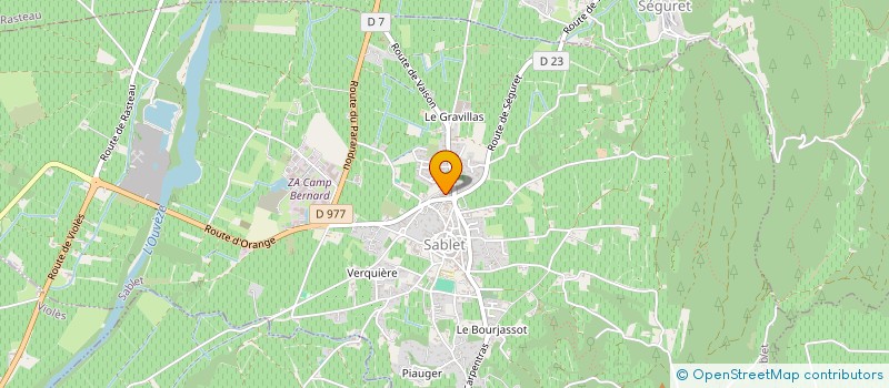 localisation de l'entreprise STONE  SABLET