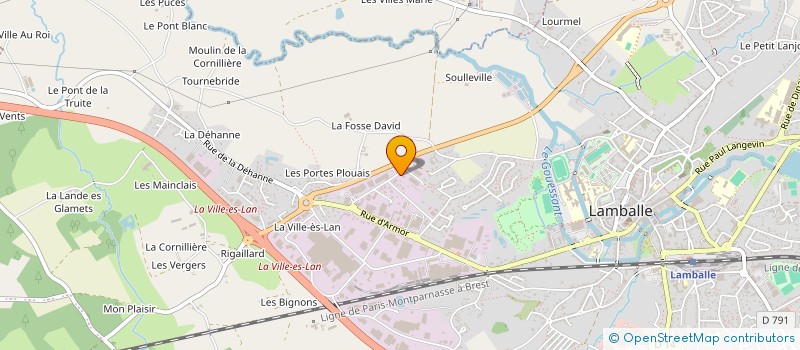 localisation de l'entreprise STONE  LAMBALLE-ARMOR