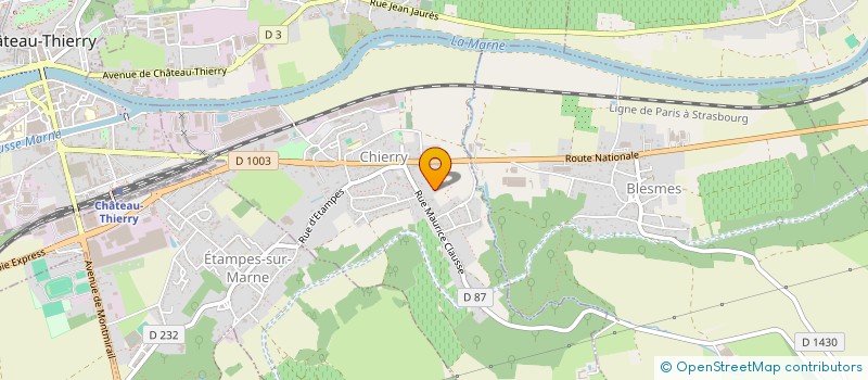 localisation de l'entreprise STONE ART  CHIERRY