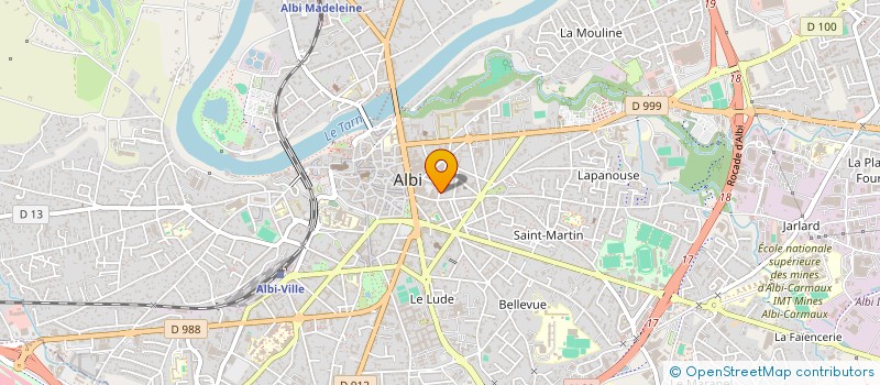 localisation de l'entreprise STONE CONSULTING à ALBI