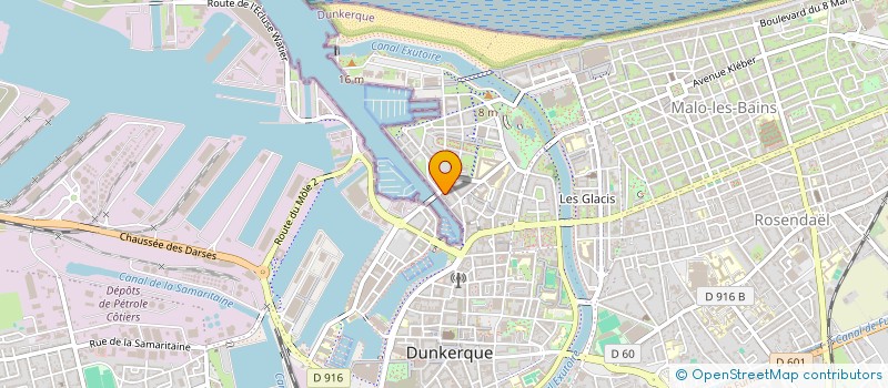 localisation de l'entreprise STONE CROSS à DUNKERQUE