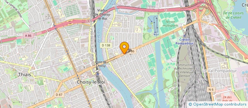 localisation de l'entreprise STONE DECOR  CHOISY-LE-ROI