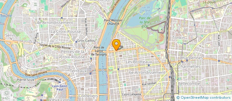 localisation de l'entreprise STONE HEDGE HOLDING à LYON