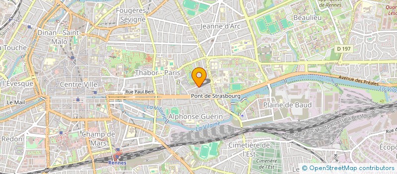 localisation de l'entreprise STONE INVEST  RENNES