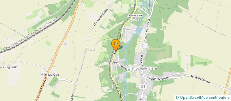 localisation de l'entreprise STONE JMS  ORMOY-LA-RIVIERE