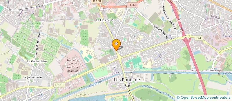 localisation de l'entreprise STONE'S INVEST à ANGERS