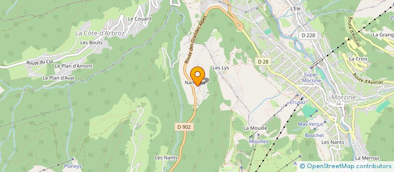 localisation de l'entreprise STONEHAM  LES GETS