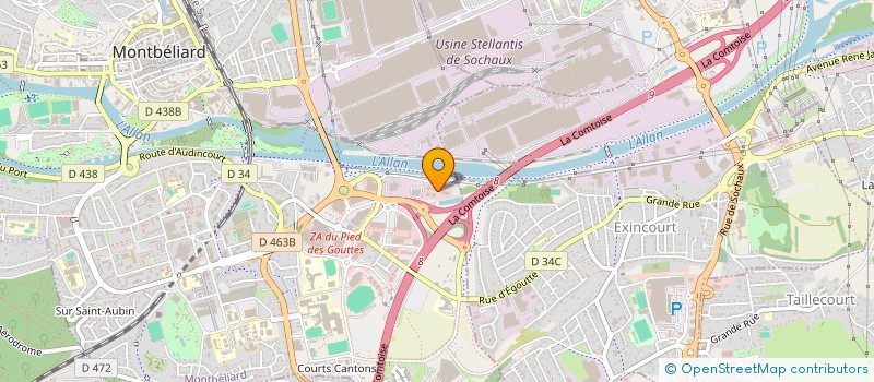 localisation de l'entreprise STONEKIT à MONTBELIARD