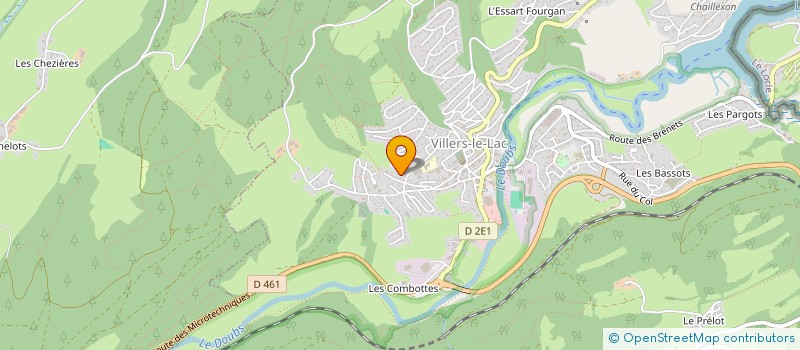 localisation de l'entreprise STONEM  VILLERS-LE-LAC