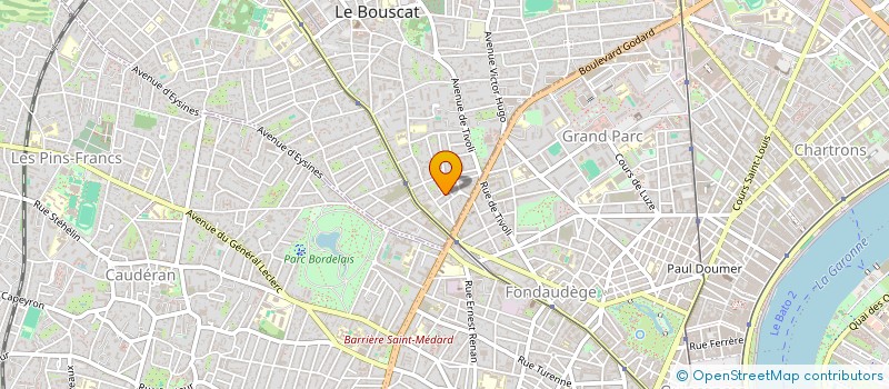 localisation de l'entreprise STONES  LE BOUSCAT