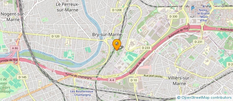 localisation de l'entreprise STONES à BRY-SUR-MARNE