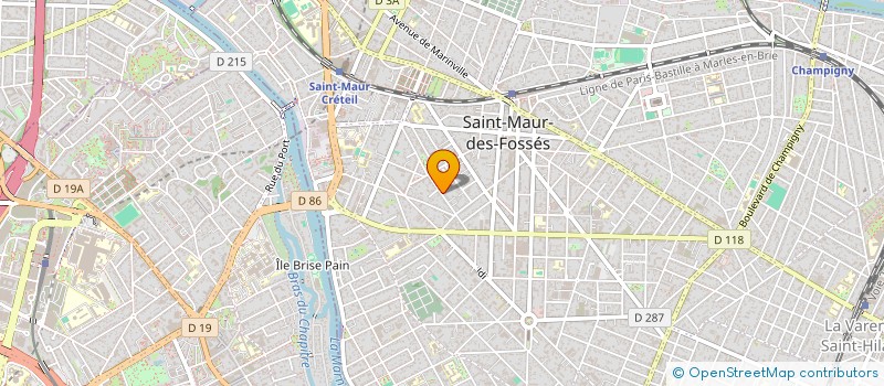 localisation de l'entreprise STONES à SAINT-MAUR-DES-FOSSES