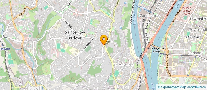 localisation de l'entreprise STONES  SAINTE-FOY-LES-LYON