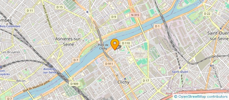 localisation de l'entreprise STONES VTC à CLICHY