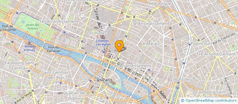 localisation de l'entreprise STONEWALL à PARIS