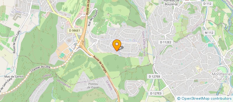 localisation de l'entreprise STONINVEST  SAINT-GELY-DU-FESC