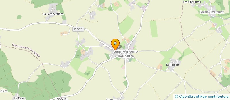 localisation de l'entreprise STOP A L'EOLIEN EN PAYS MELLOIS  SAINT-VINCENT-LA-CHATRE