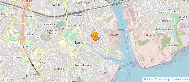 localisation de l'entreprise STOP ALIMENTAIRE à LORIENT