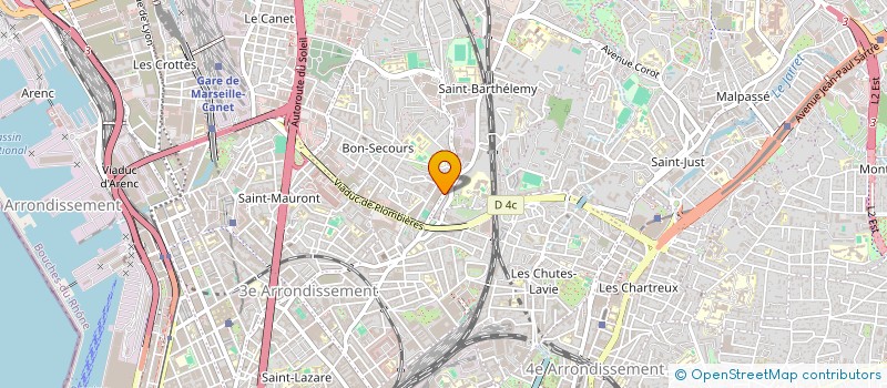 localisation de l'entreprise STOP ALIMENTATION à MARSEILLE