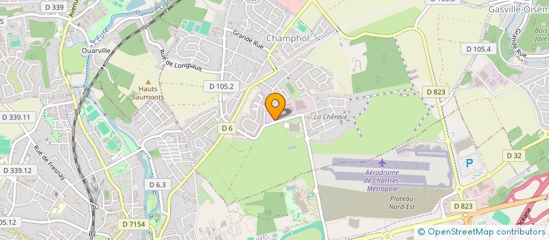 localisation de l'entreprise STOP AMIANTE SCOLAIRE 28 à CHAMPHOL