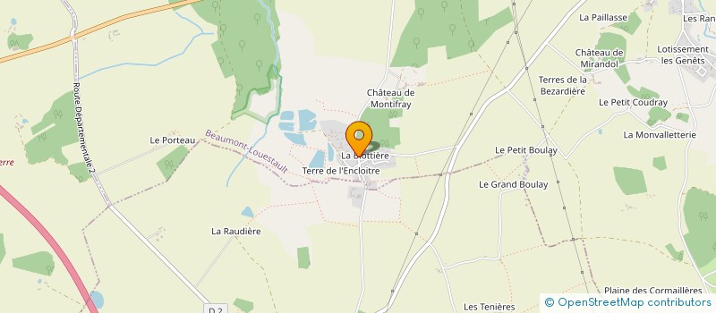 localisation de l'entreprise STOP AND GO à BEAUMONT-LOUESTAULT