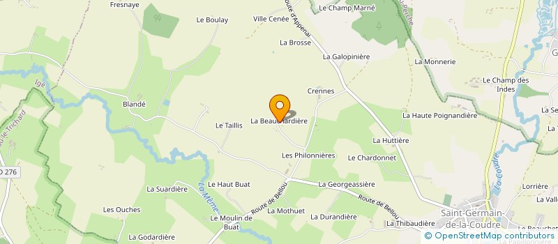 localisation de l'entreprise STOP AND GO MOTO à SAINT-GERMAIN-DE-LA-COUDRE