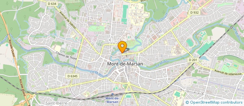 localisation de l'entreprise STOP APNEE SOMMEIL 40 - SAS 40 à MONT-DE-MARSAN