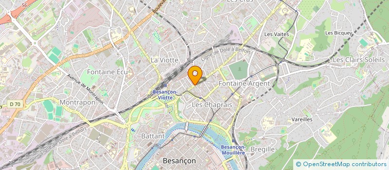 localisation de l'entreprise STOP ASSURANCES  BESANCON