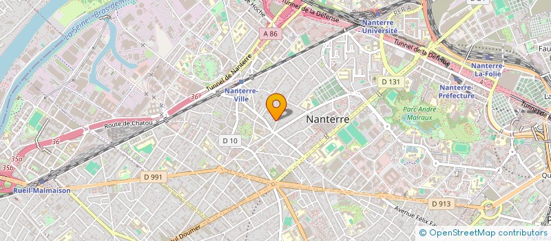 localisation de l'entreprise STOP AUTO à NANTERRE
