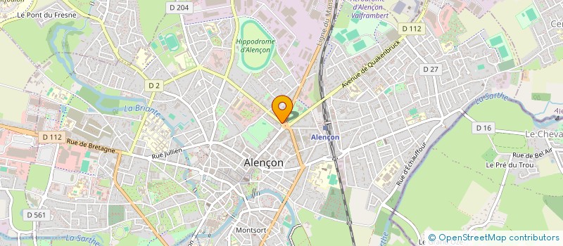 localisation de l'entreprise STOP AUTO ECOLE à ALENCON