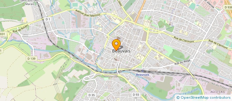 localisation de l'entreprise STOP AUTO-ECOLE  BEAUVAIS