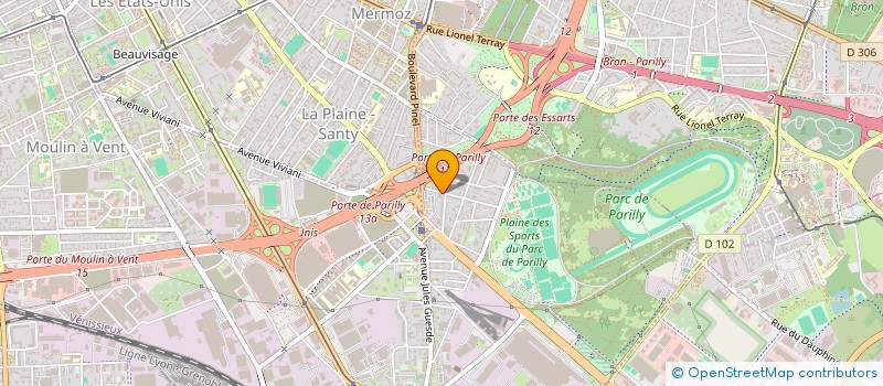 localisation de l'entreprise STOP AUTOS LYON à VENISSIEUX
