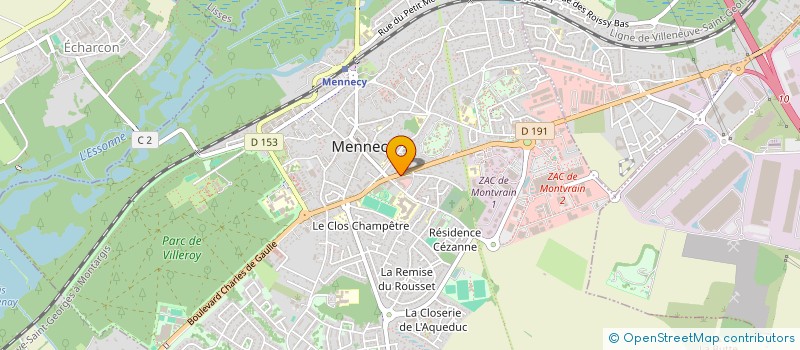 localisation de l'entreprise STOP AUX KILOS 3 à MENNECY