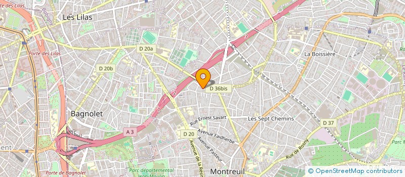 localisation de l'entreprise STOP AUX MENTEURS à MONTREUIL