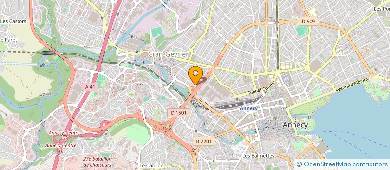 localisation de l'entreprise STOP AUX VIOLENCES SEXUELLES - 74 à ANNECY