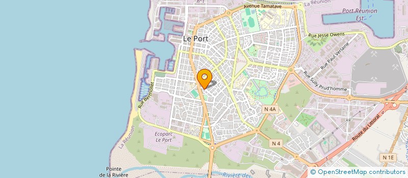 localisation de l'entreprise STOP AUX VIOLENCES SEXUELLES - REUNION  LE PORT
